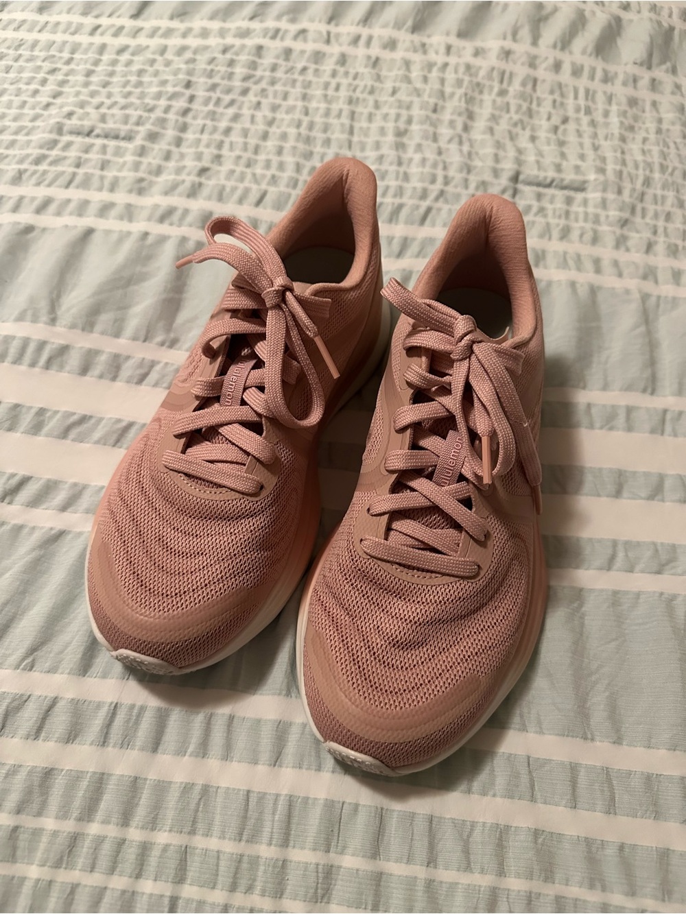 lululemon athletica Women's Dusty Pink Mesh Running Shoes